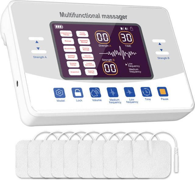 Raiuleko Elektrischer Muskelstimulator TENS EMS Massagegerät - Bild 1