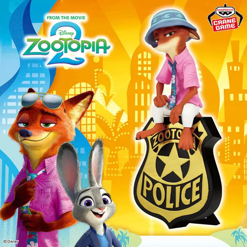 BANPRESTO Disney Zootopia 2 Nick Wilde Judy Hopps Charakterfigur, Anime Modell Spielzeug - Bild 2