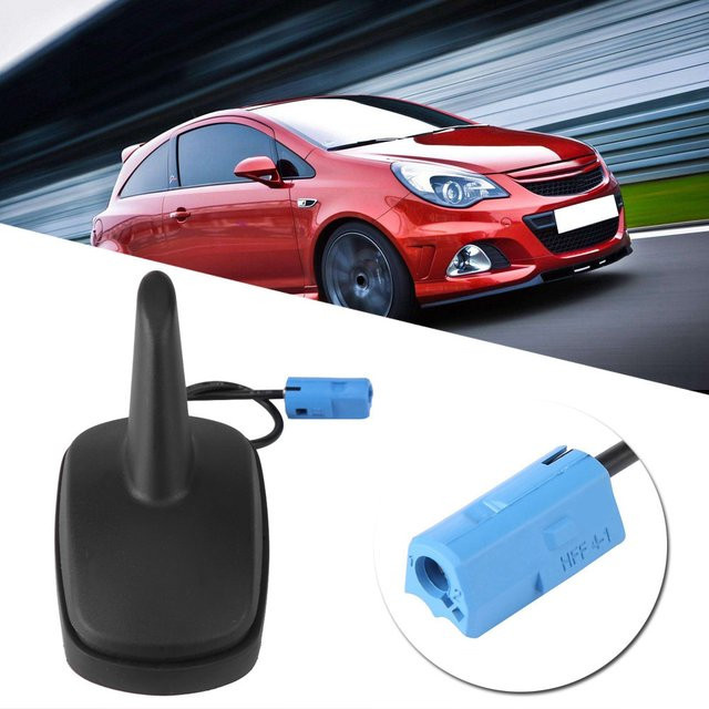YOSOO Hai-Flossen-Antenne als Auto-Ersatzantenne für Opel Astra, Zafira und Vauxhall Vectra in Schwarz - Bild 1
