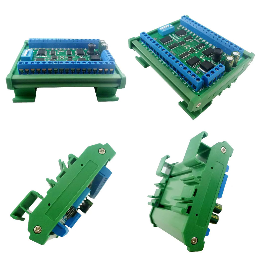 Eletechsup SPS IO Erweiterungskarte DIN-Rail Box mit 32-Kanal ULN2803A Darlington Transistor Controller, RS485 Modbus RTU, DC 12V 24V, Grün - Bild 3