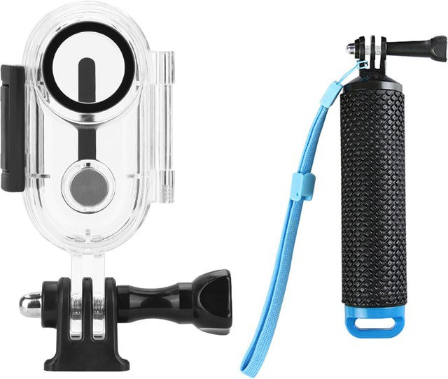 Insta360 GO 3 und GO 3S wasserdichtes Tauchgehäuse für Actioncam, transparent, bis 40m wasserdicht - Bild 1