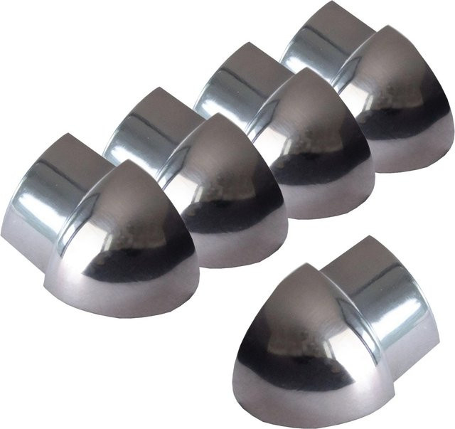 Dalsys Außeneck Fliesenschiene Viertelkreis aus Edelstahl poliert in Silber, Breite: 5 mm, Höhe: 12,5 mm - Bild 1