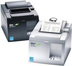 Star Micronics TSP143IIU+ Thermodirekt-Belegdrucker mit USB 2.0 und Cutter in Grau - Bild 1