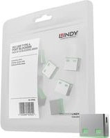LINDY USB Port Schloss USB-Lock 10er Set Grün ohne Schlüssel - Bild 2