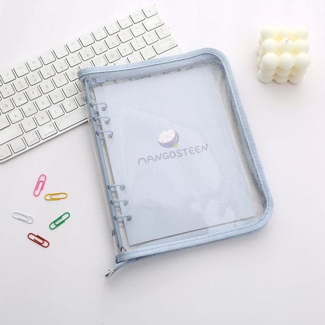 NATAWA A5 Photocard Binder Organizer aus PVC in Blau für dein Tagebuch oder Notizbuch - Bild 1
