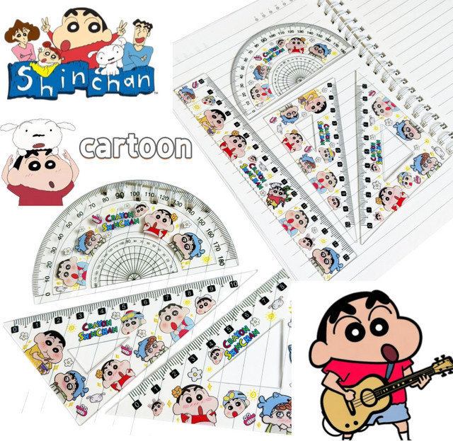 Crayon Shin-chan Lineal aus Kunststoff in Bunt/Mehrfarbig - Bild 1
