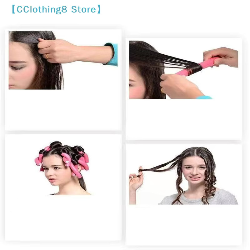 10 Stück Schwamm-Lockenwickler, bunte Haarwickler - Bild 4