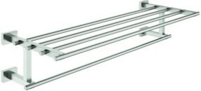 Grohe Badetuchhalter Essentials Cube in Silber, Breite: 60 cm - Bild 1