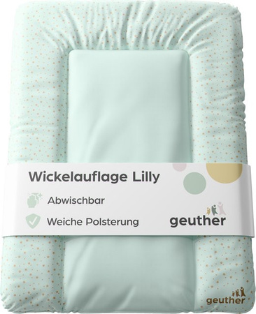 Wickelauflage Geuther Lilly in Green mit ÖKO-TEX Standard 100 B/T/H: 72 x 72 x 72 cm