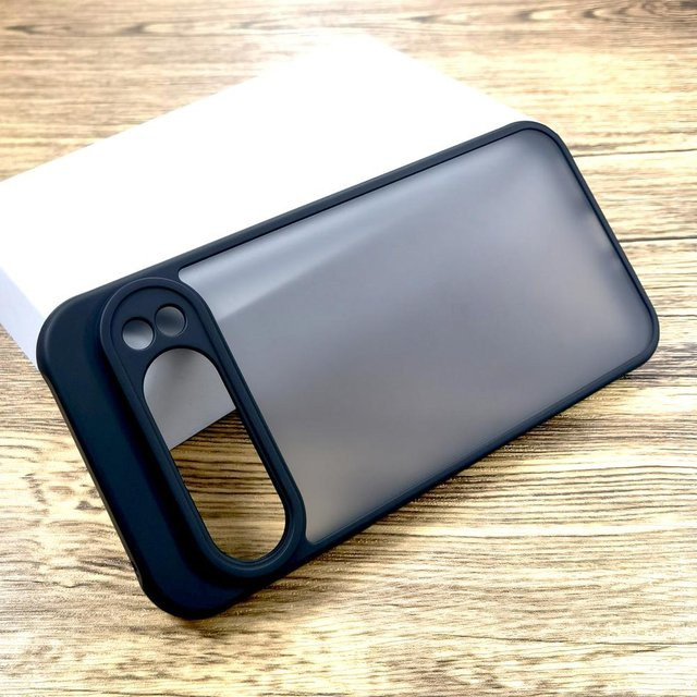 Stoßfeste Matte Schutzhülle für Google Pixel 10 9 8 7 Pro XL und 8A 9A in Schwarz oder Transparent - Bild 1