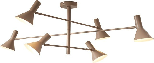 it´s about RoMi Izmir Deckenleuchte in Sand, moderne konische Metallleuchte mit E14 Fassung für Wohnräume, Küchen und Essbereiche - Bild 1