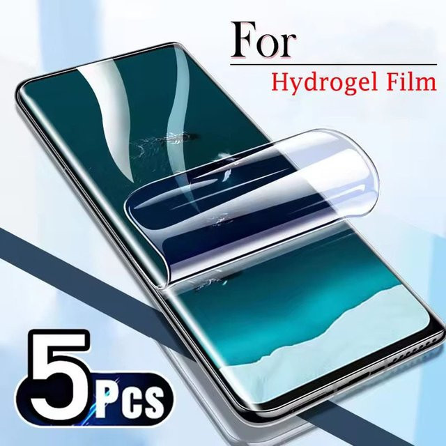 5 Stück transparente Hydrogel-Displayschutzfolien für Xiaomi Redmi K60 K70 K80 K90 Pro Max K70E K60E sowie Redmi Note 13 Pro Note 14 15 Pro - Bild 1