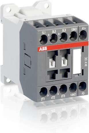ABB ASL16-30-01-81 Schütz mit 3 Schließern und 1 Öffner, 7.5kW, Grau - Bild 1