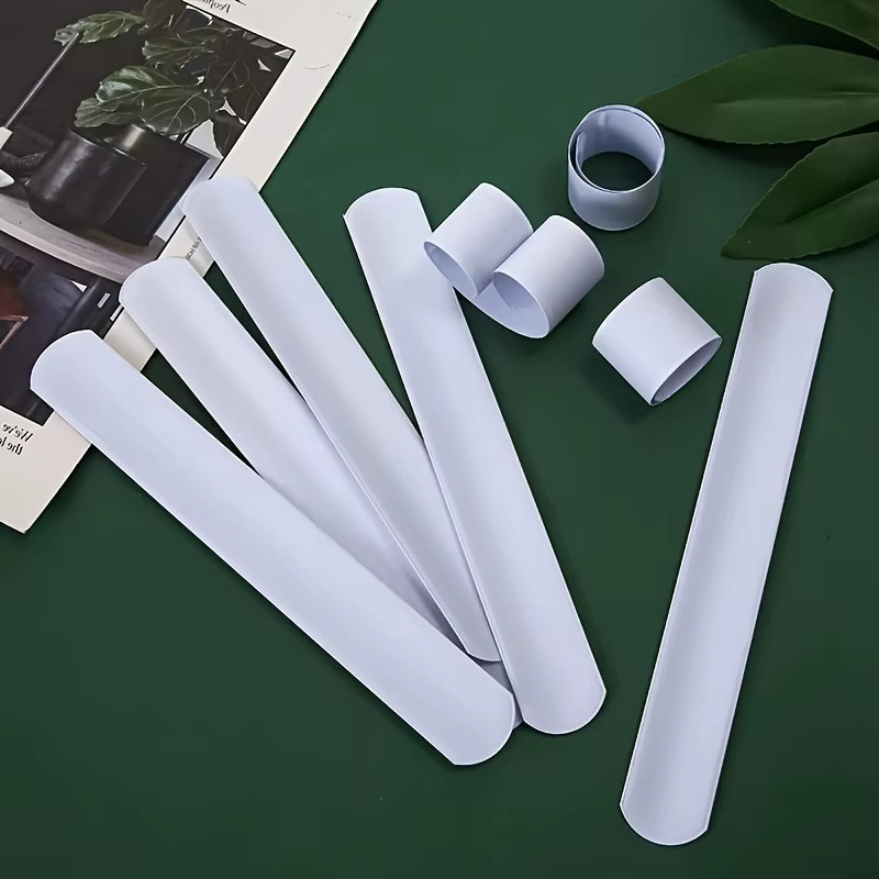 10-teiliges Set weiße Papierklemmen aus Metall als multifunktionaler Organizer für die Verpackung und Aufbewahrung - Bild 2
