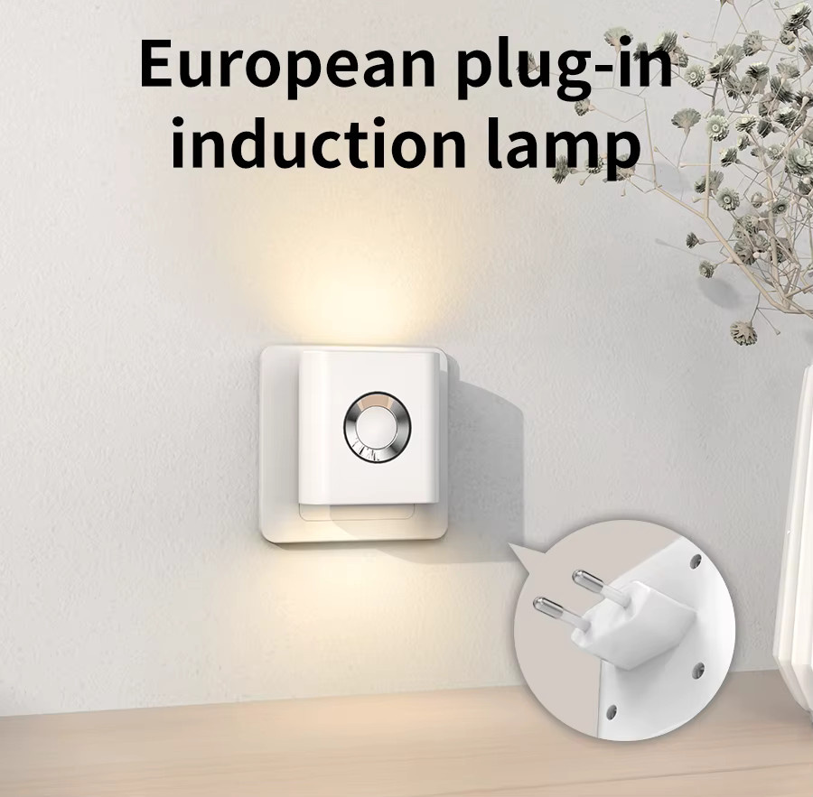 GGBEE Wandleuchte mit Bewegungsmelder als Nachtlicht in Weiß mit warmweißer Beleuchtung für Flur, Schlafzimmer und Treppenhaus - Bild 4