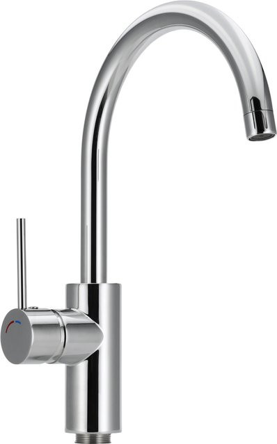 LIVARNO Küchenarmatur mit hohem Auslauf und Einhebelmischer in Chrom/Silber - Bild 1