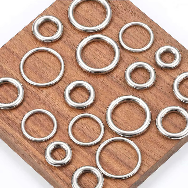 YMAX O-Ringe aus Edelstahl 304, massiv geschweißte Metallschlaufe für Taschengürtel und Hundeleinen, rund, verschiedene Größen (5/8, 3/4, 2, 1 Zoll) - Bild 2