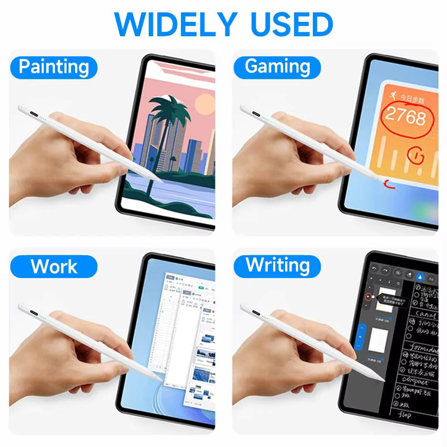 EMTRA Stylus Pen für iPad mit Handflächenabweisung und Neigungsinduktion, Farbe: Weiß - Bild 4