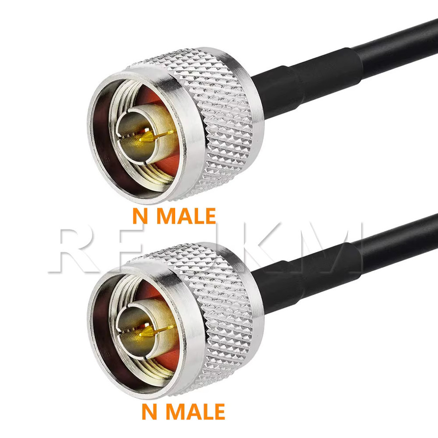 RF JKM N Typ auf SMA RPSMA Koaxial-Verlängerungskabel RG58 Jumper Pigtail in Gold oder Silber - Bild 3