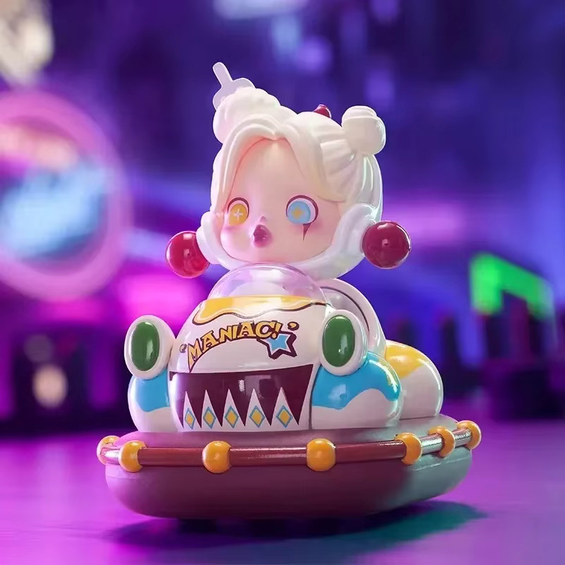 POP MART POPCAR Autoscooter Serie Blind Box mit bunter Anime Figur als Sammelfigur und Desktop Ornament - Bild 1