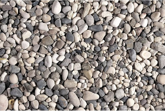 Scherf Flusskiesel Grau-Beige 8 - 16 mm 1.000 kg Big-Bag - Bild 1
