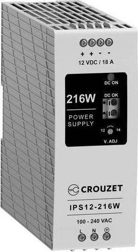 Crouzet 89452241 Industrienetzteil 12V 18A 216W in Weiß - Bild 1