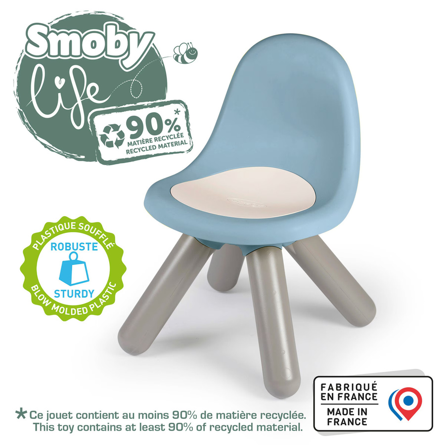 Smoby Kinderstuhl aus Kunststoff in Blau - Bild 2