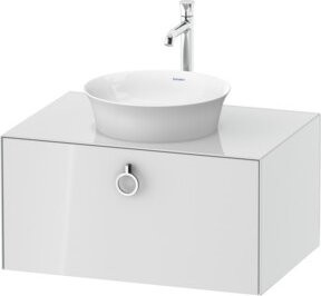 Duravit Waschtischunterschrank White Tulip in Weiß Hochglanz, Wandmontage, B/T: 80 x 55 cm - Bild 1