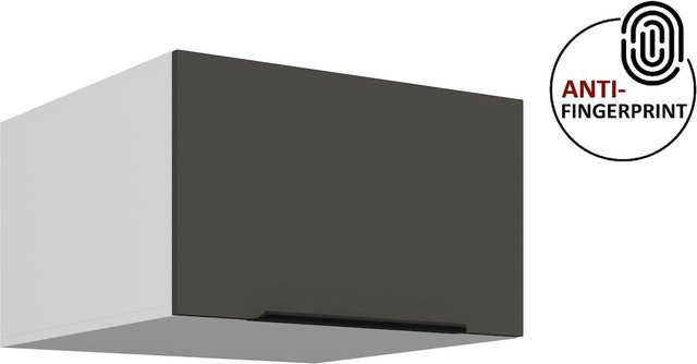 Küchen Aufsatzschrank ARIA in Graphite matt, Wandmontage, Breite: 60 cm - Bild 1