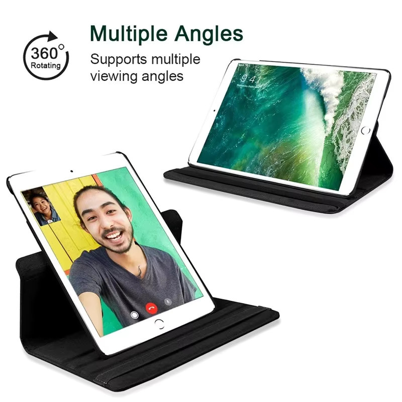 WeFor Smart Schutzhülle für iPad Pro 12.9 (2015-2022) mit 360 Grad Rotation und Sleep-Wake-Funktion in Pink oder Black - Bild 2
