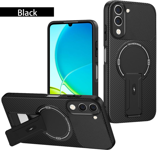 Handyhülle mit magnetischer Halterung für Vivo Y29s 5G, Y04, Y04s und Y19e zum Schutz der Rückseite - Bild 1