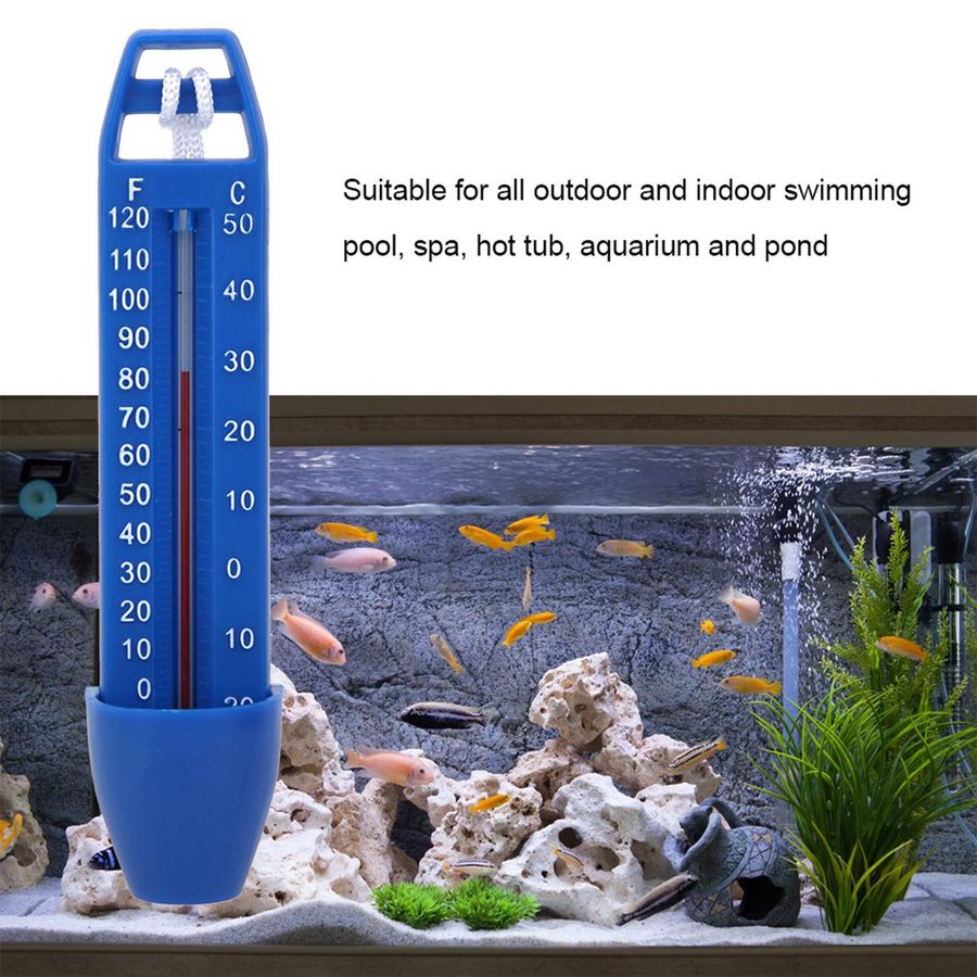 Schwimmendes Thermometer mfySpace in Blau für Pool, Schwimmbad, Spa und Badewanne - Bild 2