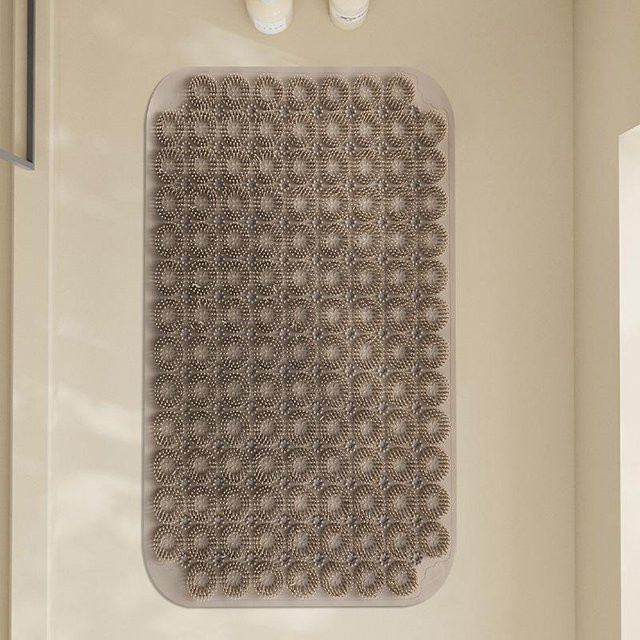Rutschfeste Badezimmer Matte mit Tierdesign für Kinder und Erwachsene, B/B: 40 x 60 cm, in Pink, Grün, Grau oder Beige - Bild 1