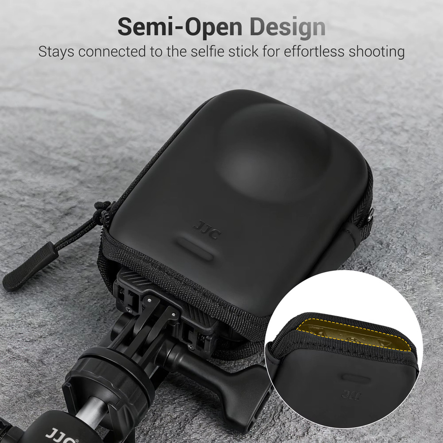 JJC Tragetasche für DJI Osmo 360 Kamera, schwarze harte Reise-Schutzhülle und Aufbewahrungstasche für Zubehör - Bild 3