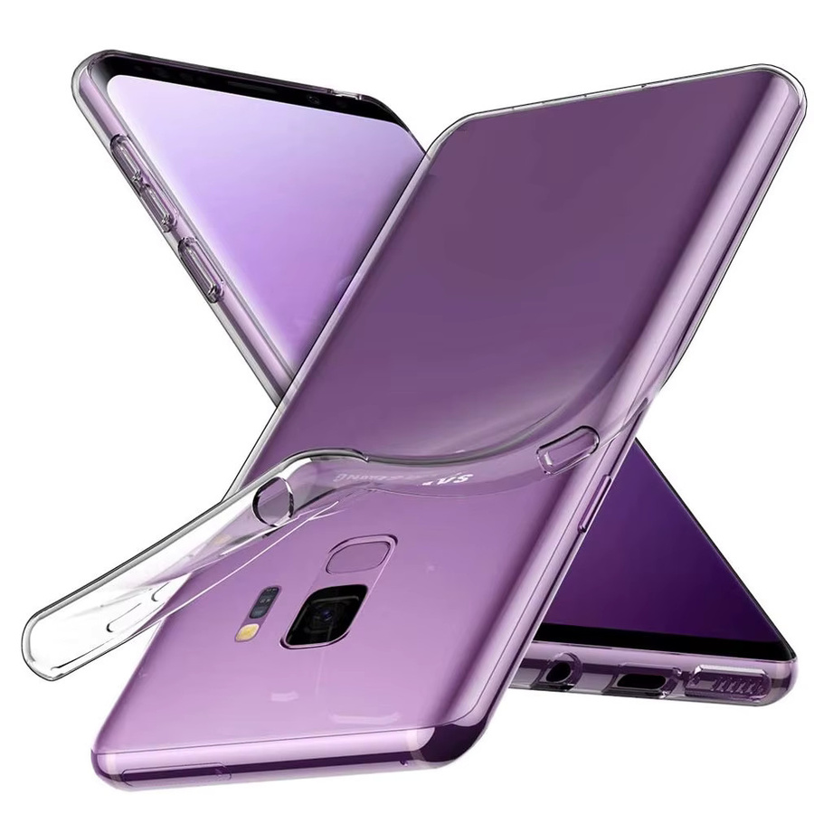 Transparente Silikonhülle für Samsung Galaxy S9 S10 S20 S21 S22 Note 8 Note 9 Note 10 Note 20 Plus Bumper Case - Bild 2