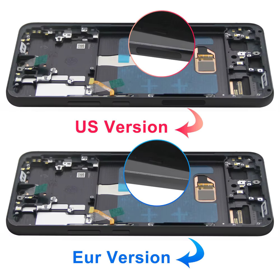 Samsung AMOLED LCD Display mit digitalem Touchscreen für S22 Plus 5G (SM-S906B), 6.6 Zoll, Schwarz - Bild 2
