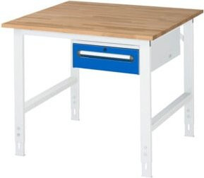 Rau Arbeitstisch Tom KM02 höhenverstellbar mit B-Platte, B/T/H: 100 x 100 x 76-108 cm - Bild 1
