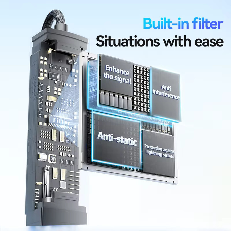 FDBRO 3-Port USB 3.0 Hub Dockingstation mit USB-C und 1000Mbps Gigabit Ethernet LAN-Adapter RJ45 Netzwerkkarte für PC - Bild 5