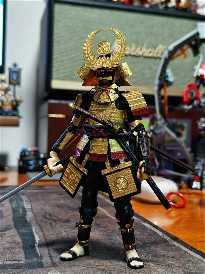 Bandai 3D-Metallmodellbausatz Samurai Armor Tokugawa Ieyasu und Oda Nobunaga in Multicolor - Bild 3