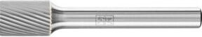 PFERD Hartmetall Frässtift Zylinder ZYA universal fein, Durchmesser: 10 mm, Länge: 13 mm, Schaft-Durchmesser: 6 mm, Farbe: Silber - Bild 1