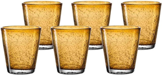 Leonardo Burano Wassergläser 6er Set in Gelb und Orange mit 330 ml - Bild 1