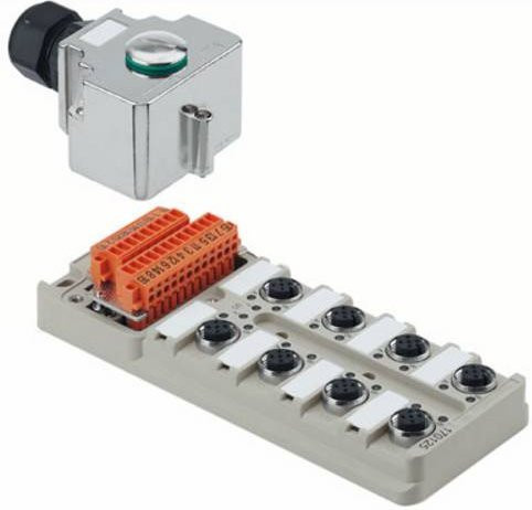 Weidmüller SAI-8-MH-5P M12 ZF III 1782760000 Sensor/Aktorbox passiv mit Metallgewinde in Multicolor - Bild 1