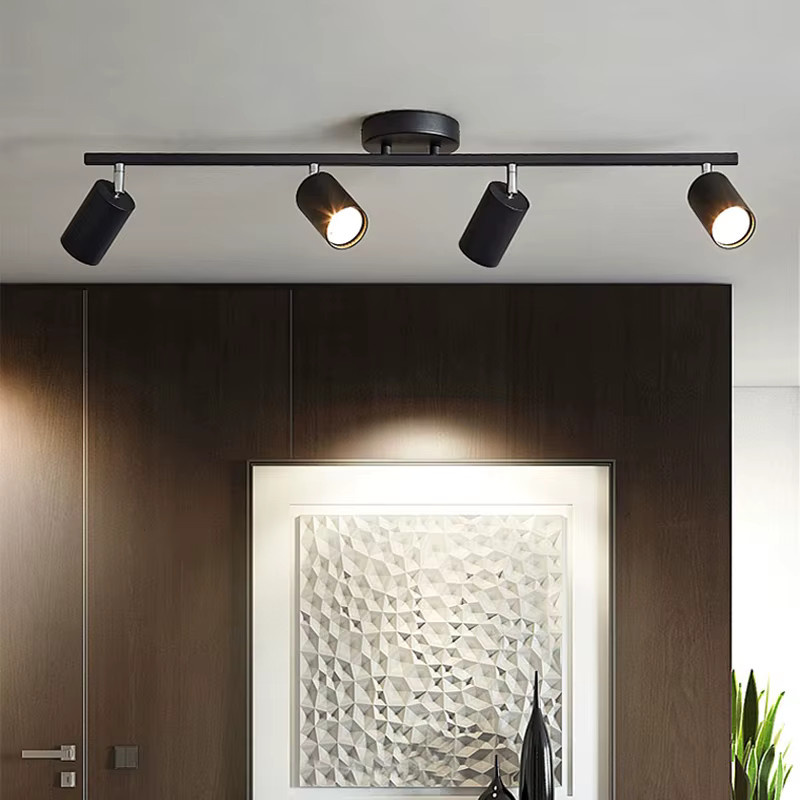 Moderne Deckenleuchte Ramalho aus Metall in Schwarz-Weiß für Wohnzimmer, Balkon und Flur - Bild 2