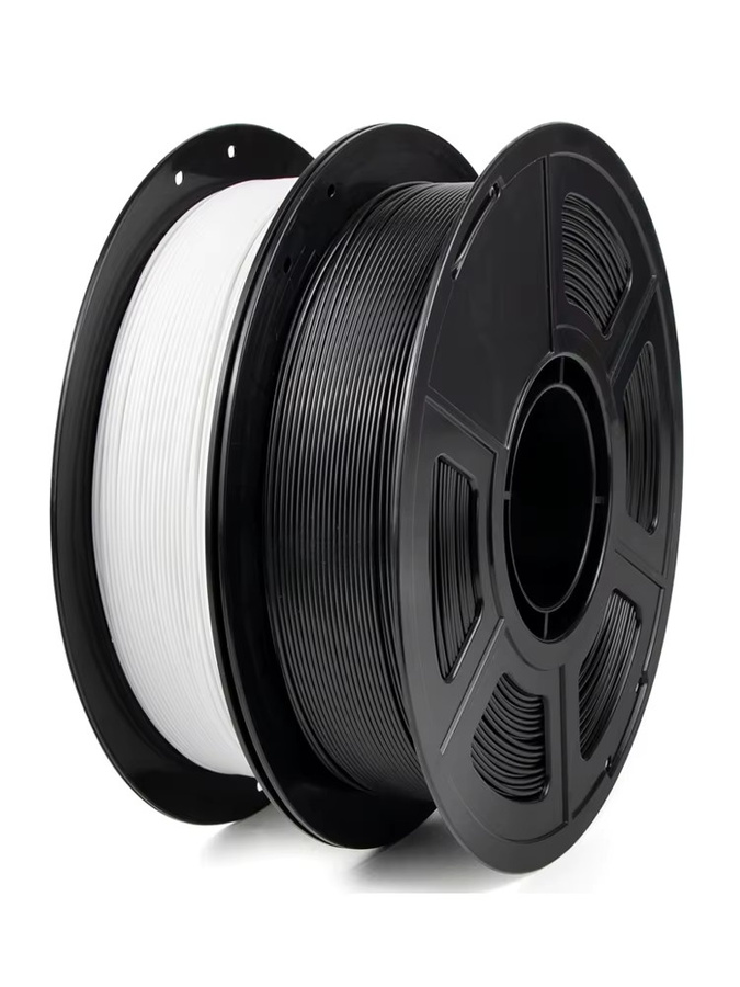 3D Maliang PLA Filament für FDM 3D-Drucker, 1,75 mm, Schwarz und Weiß, 500 g (2 x 250 g Spulen) - Bild 6