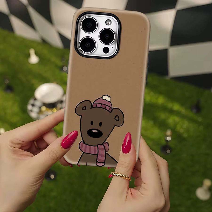 Winterbär Robuste Handyhülle für iPhone 17 16 15 14 13 Pro Max Plus mit Magnetfunktion und Doppelschicht-Schutz - Bild 3