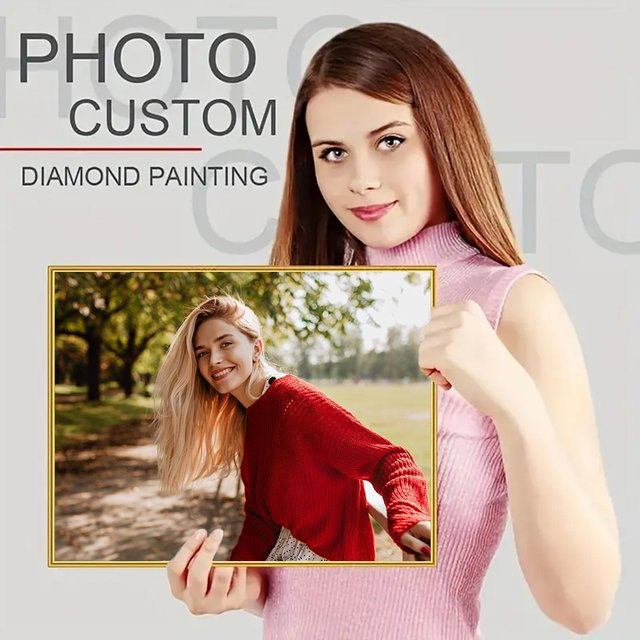 MomoArt DIY Diamantmalerei als personalisiertes quadratisches Strass-Mosaik für deine Wanddekoration in Multicolour - Bild 1