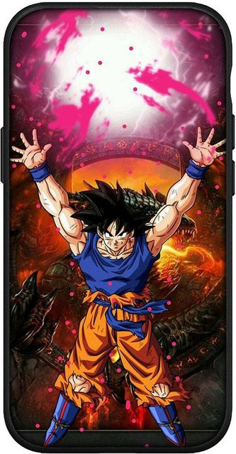 Handyhülle Dragon Ball Z Goku von Bandai in Schwarz und Multicolour für iPhone, Samsung Galaxy, Xiaomi Redmi und weitere Modelle - Bild 1