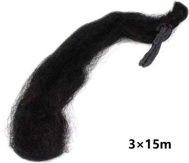 Taihaowan Vogelschutznetz zur Schädlingsbekämpfung im Garten, Schwarz, B: 3 m, T: 15 m - Bild 1