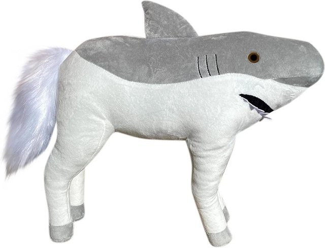 Yiran Health & Beauty Haifisch Pferd, Plüschtier, 50cm - Bild 1
