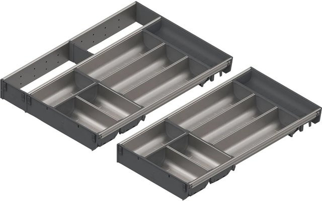 Blum Orga-Line Besteckeinsatz Schalen-Set Grau für Korpusbreite 901-999 mm und Nennlänge 550 mm - Bild 1